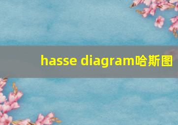 hasse diagram哈斯图